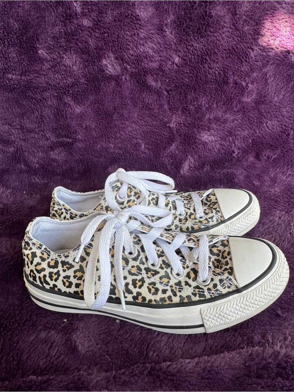 Converse - women’s leopard print